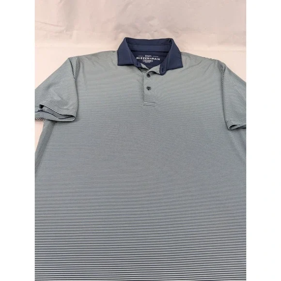 Mizzen + Main Phil Mickelson Men XXL Shirt Polo  Performance Classic Fit Golf - Picture 3 of 7